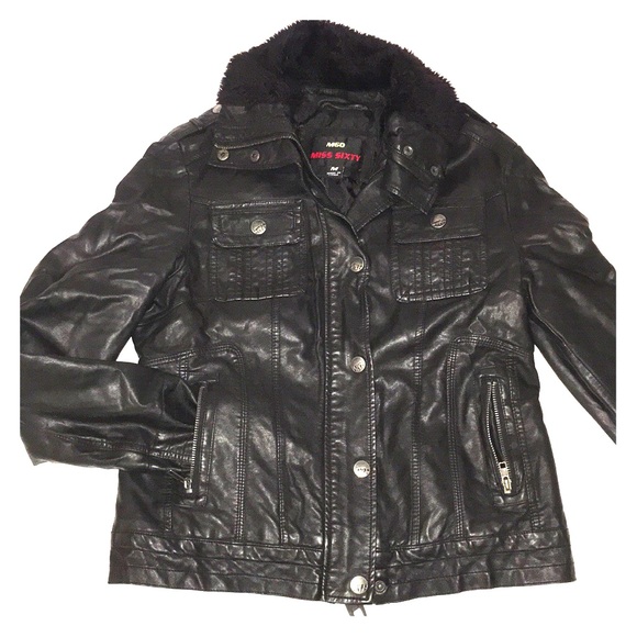 MISS SIXTY black animal-friendly bomber ja… - Picture 1 of 8
